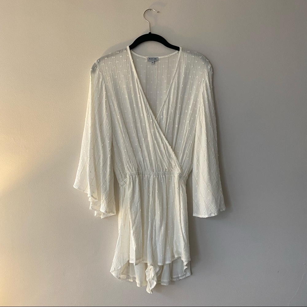 NEVER WORN Planet Blue/Blue Life Wild & Free Romper